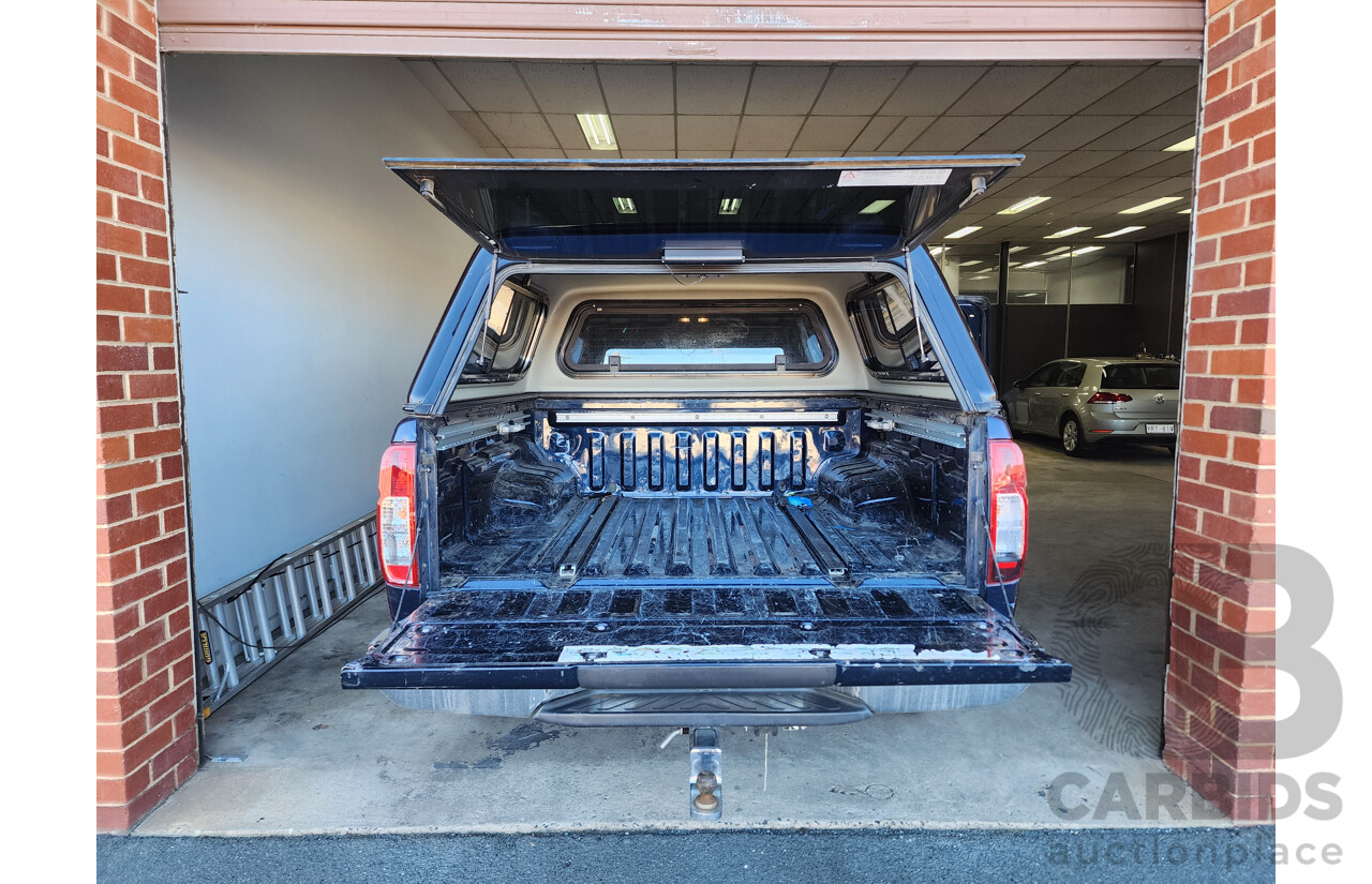 7/2012 Nissan Navara ST (4x4) D40 Dual Cab P/Up Blue 2.5L