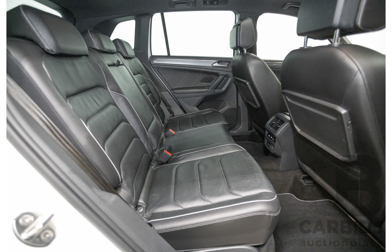 10/2019 Volkswagen Tiguan 132 TSI R-Line Edition (AWD) 5NA MY19 4D Wagon Pure White Turbo 2.0L