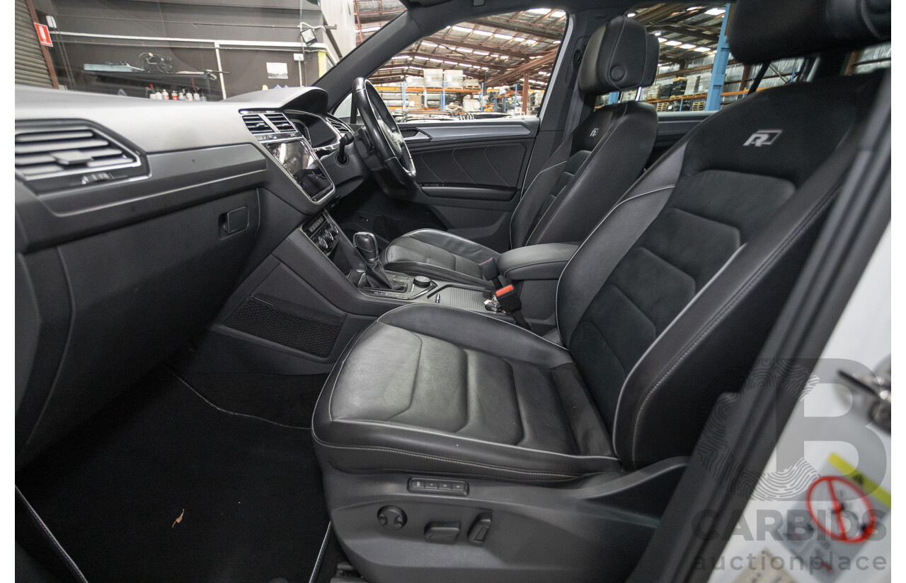 10/2019 Volkswagen Tiguan 132 TSI R-Line Edition (AWD) 5NA MY19 4D Wagon Pure White Turbo 2.0L