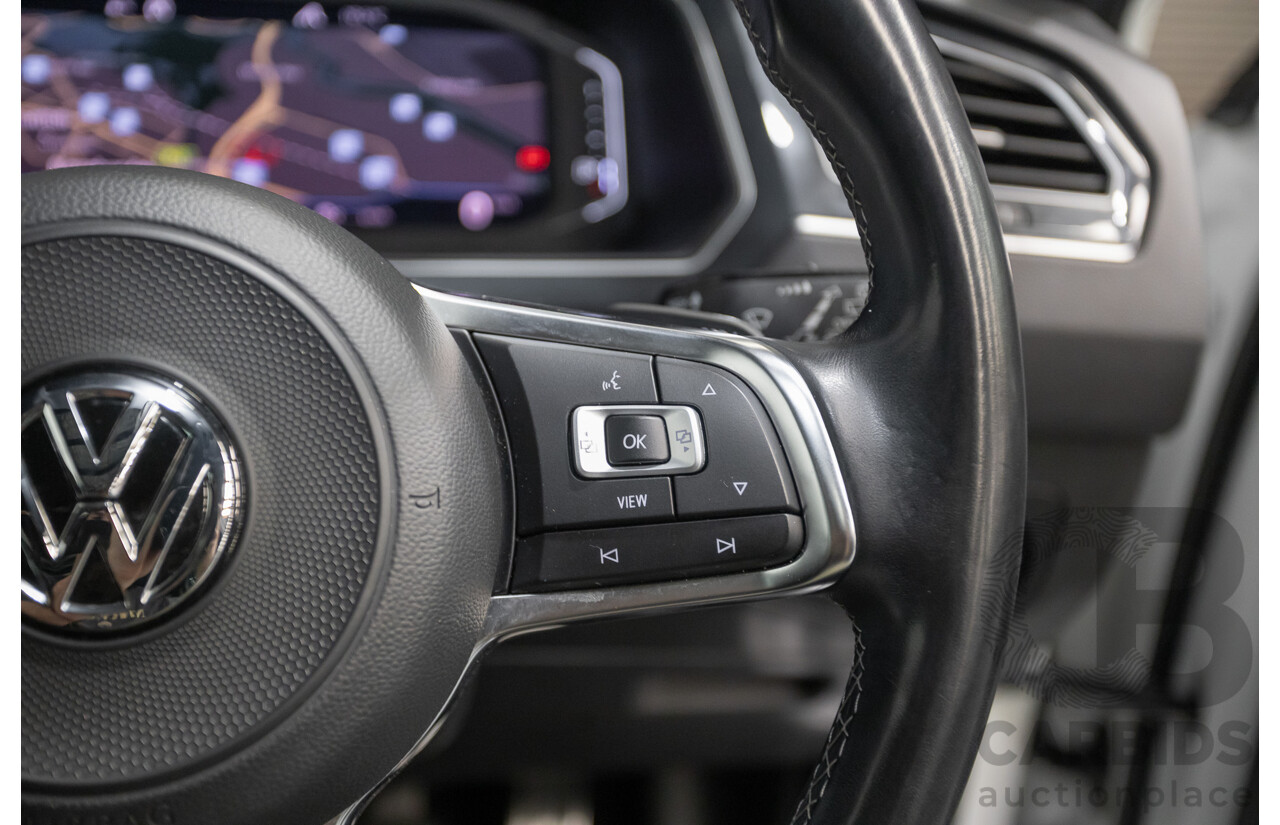 10/2019 Volkswagen Tiguan 132 TSI R-Line Edition (AWD) 5NA MY19 4D Wagon Pure White Turbo 2.0L