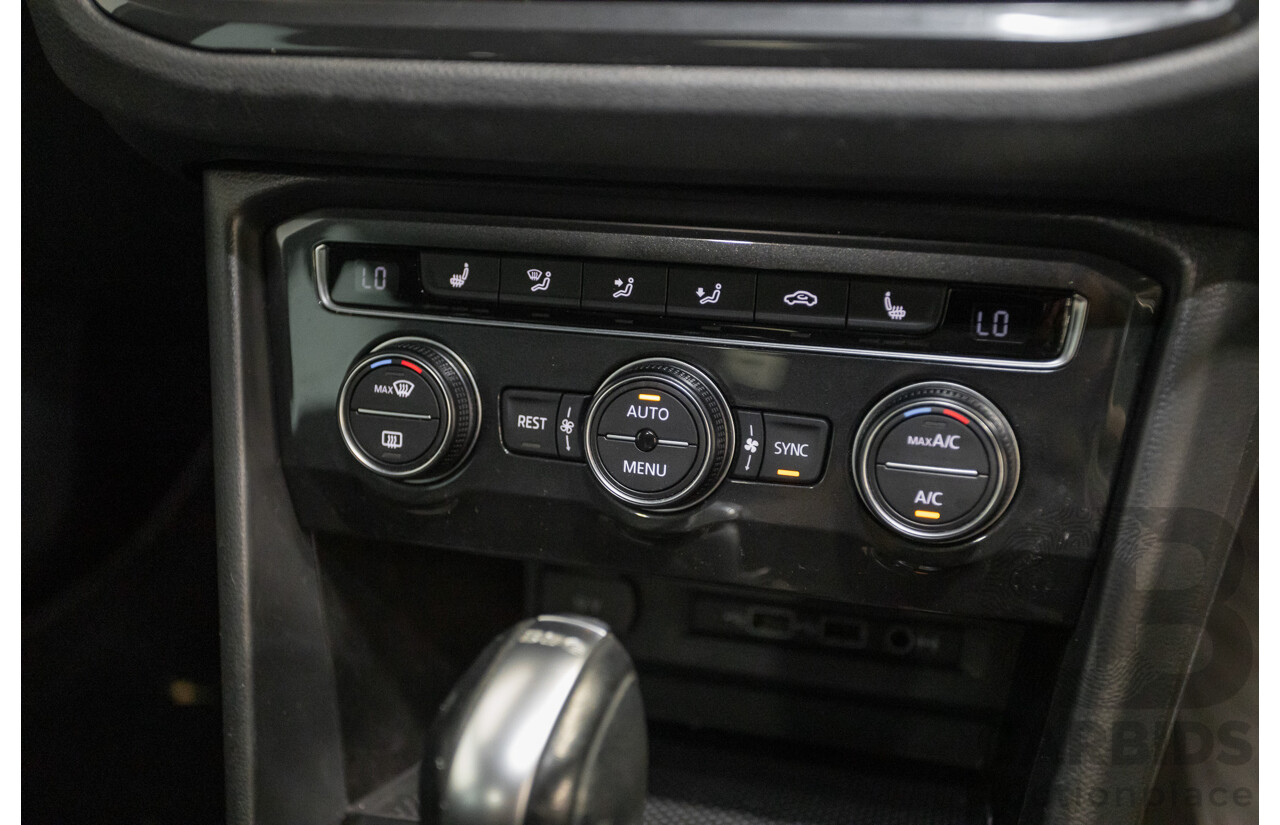 10/2019 Volkswagen Tiguan 132 TSI R-Line Edition (AWD) 5NA MY19 4D Wagon Pure White Turbo 2.0L