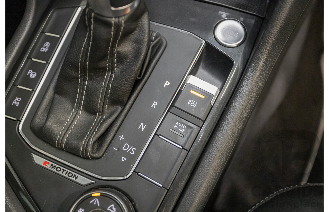 10/2019 Volkswagen Tiguan 132 TSI R-Line Edition (AWD) 5NA MY19 4D Wagon Pure White Turbo 2.0L