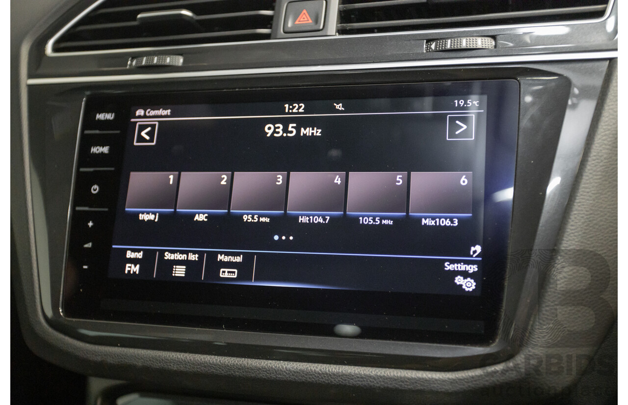 10/2019 Volkswagen Tiguan 132 TSI R-Line Edition (AWD) 5NA MY19 4D Wagon Pure White Turbo 2.0L