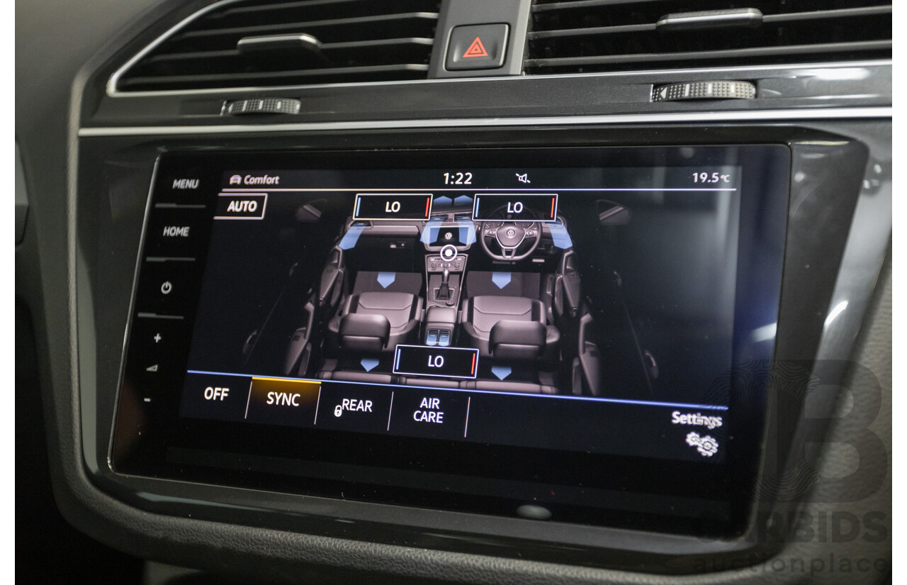 10/2019 Volkswagen Tiguan 132 TSI R-Line Edition (AWD) 5NA MY19 4D Wagon Pure White Turbo 2.0L
