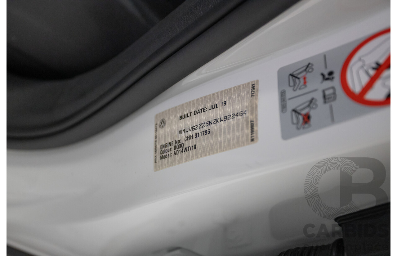 10/2019 Volkswagen Tiguan 132 TSI R-Line Edition (AWD) 5NA MY19 4D Wagon Pure White Turbo 2.0L