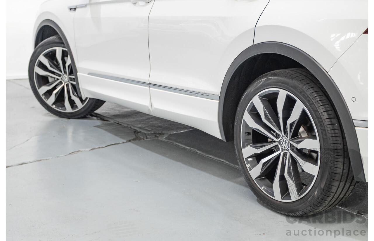 10/2019 Volkswagen Tiguan 132 TSI R-Line Edition (AWD) 5NA MY19 4D Wagon Pure White Turbo 2.0L