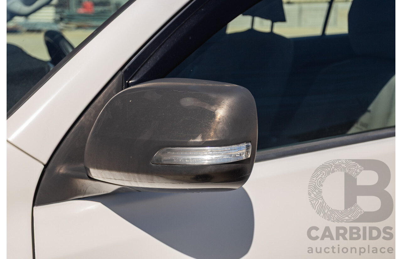 8/2010 Toyota Landcruiser Prado GX (4x4) KDJ150R 4d Wagon White 3.0L