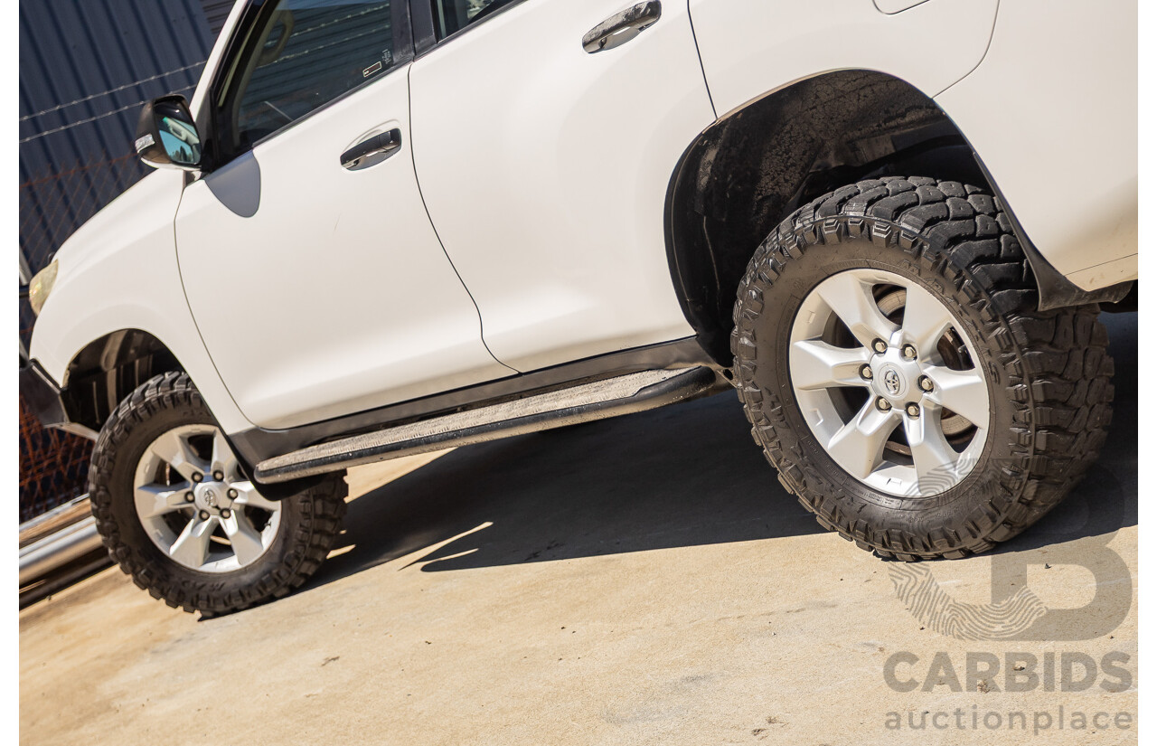8/2010 Toyota Landcruiser Prado GX (4x4) KDJ150R 4d Wagon White 3.0L