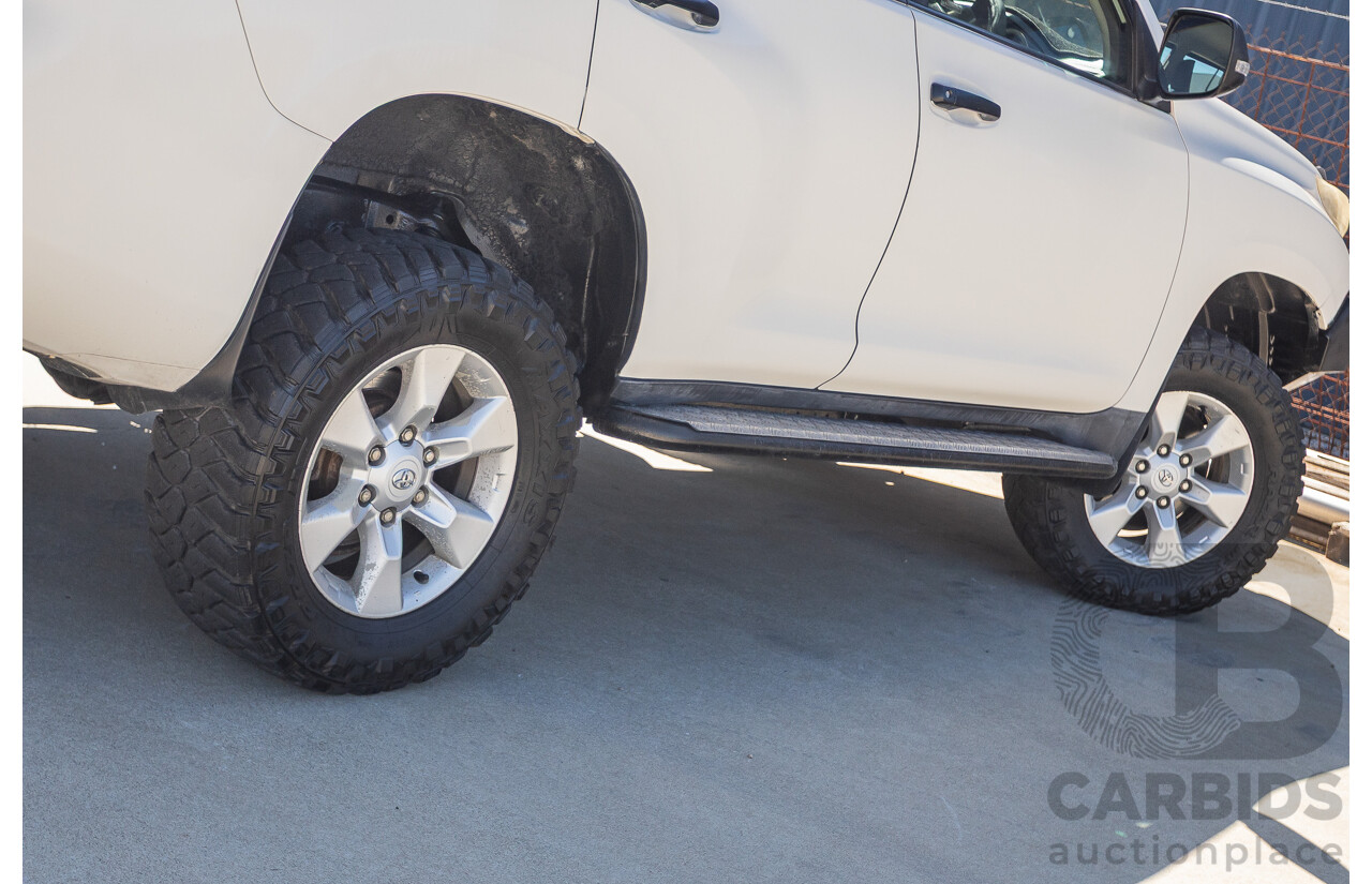 8/2010 Toyota Landcruiser Prado GX (4x4) KDJ150R 4d Wagon White 3.0L