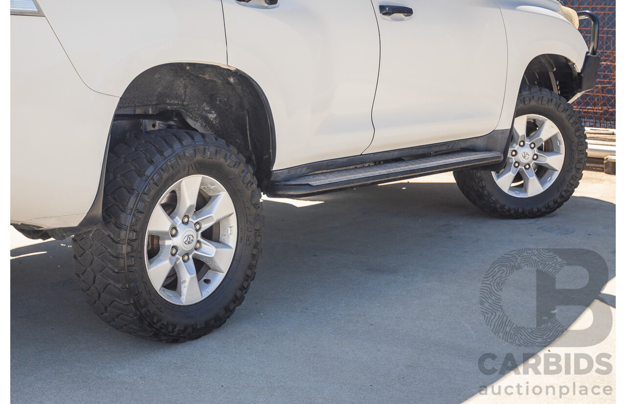 8/2010 Toyota Landcruiser Prado GX (4x4) KDJ150R 4d Wagon White 3.0L