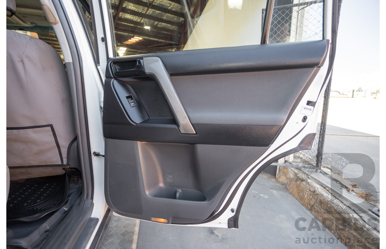 8/2010 Toyota Landcruiser Prado GX (4x4) KDJ150R 4d Wagon White 3.0L