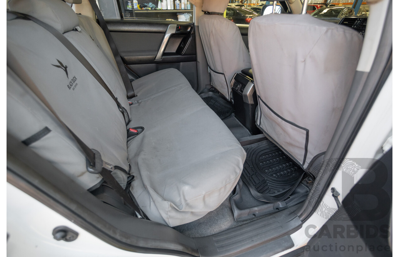 8/2010 Toyota Landcruiser Prado GX (4x4) KDJ150R 4d Wagon White 3.0L