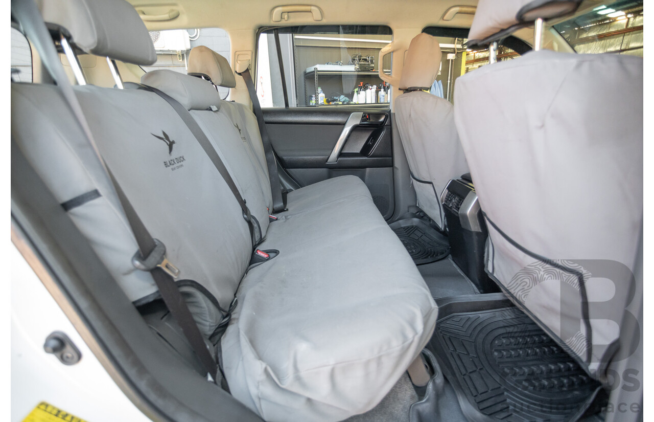 8/2010 Toyota Landcruiser Prado GX (4x4) KDJ150R 4d Wagon White 3.0L