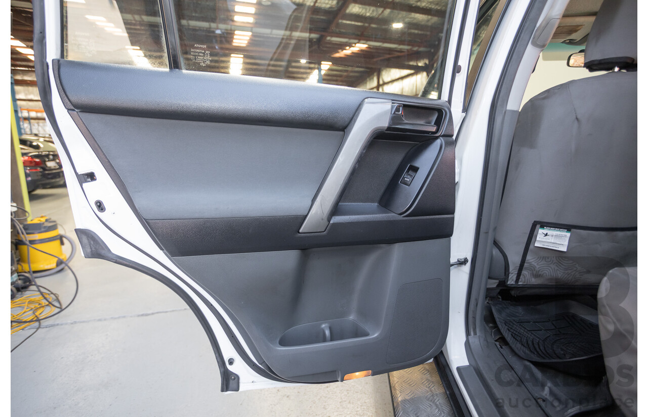 8/2010 Toyota Landcruiser Prado GX (4x4) KDJ150R 4d Wagon White 3.0L