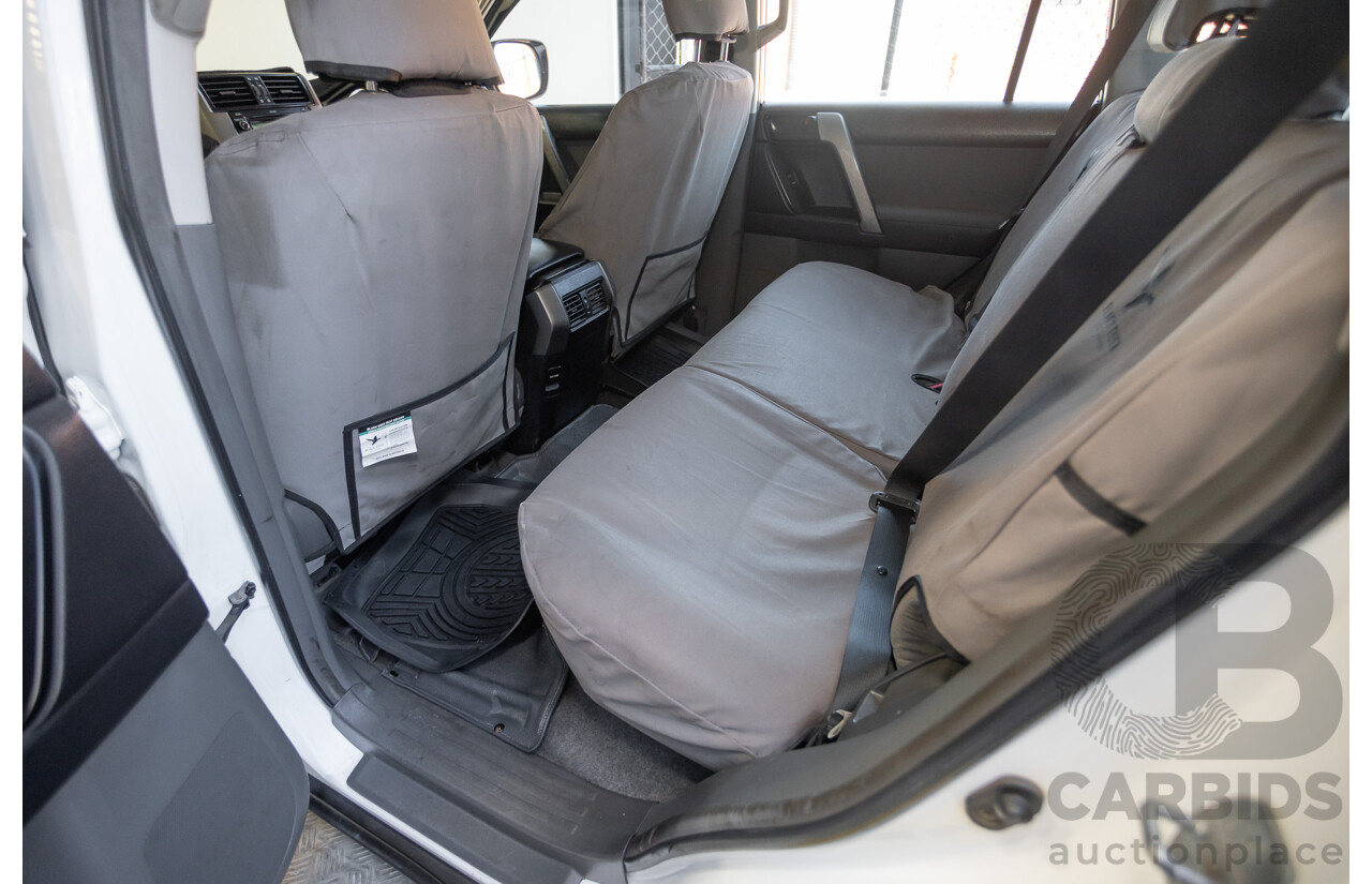 8/2010 Toyota Landcruiser Prado GX (4x4) KDJ150R 4d Wagon White 3.0L