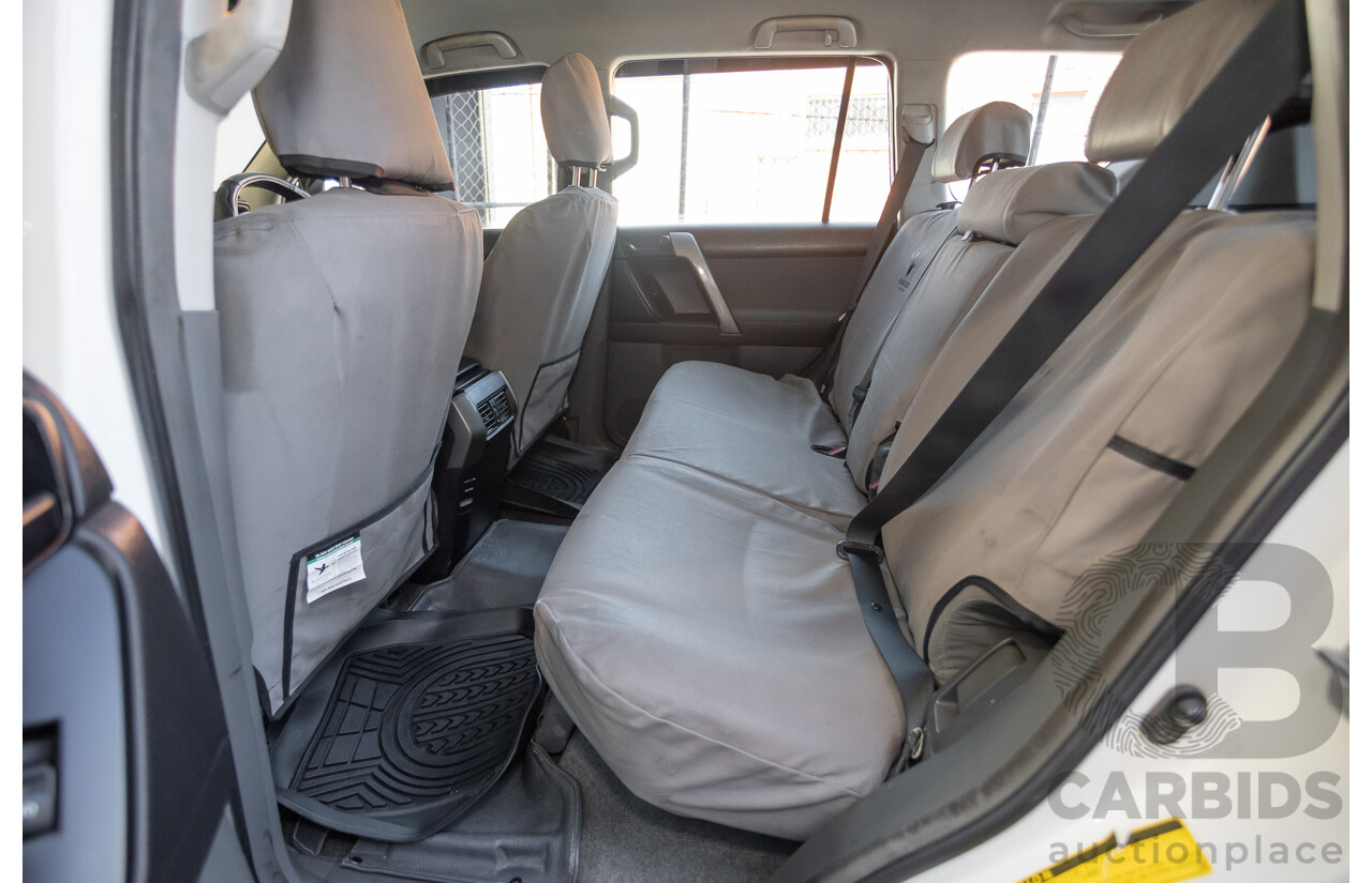 8/2010 Toyota Landcruiser Prado GX (4x4) KDJ150R 4d Wagon White 3.0L