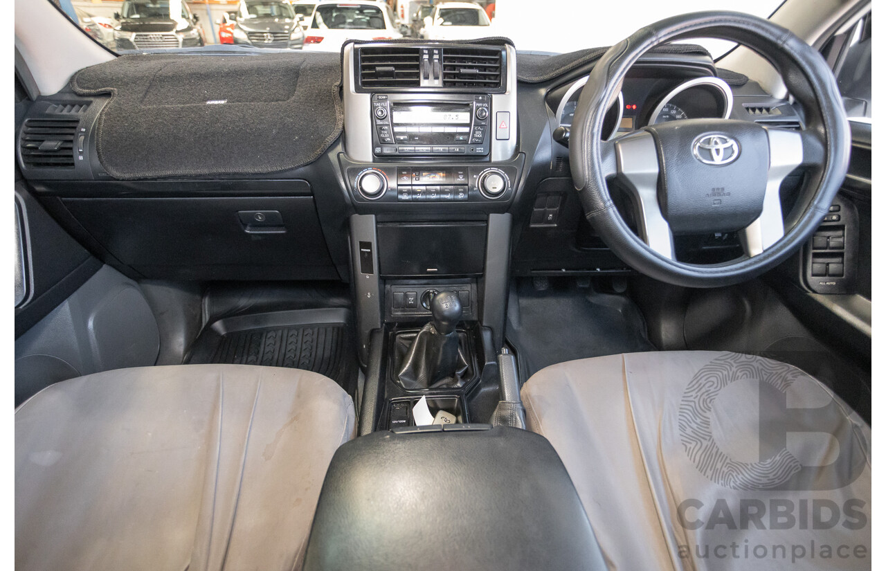 8/2010 Toyota Landcruiser Prado GX (4x4) KDJ150R 4d Wagon White 3.0L