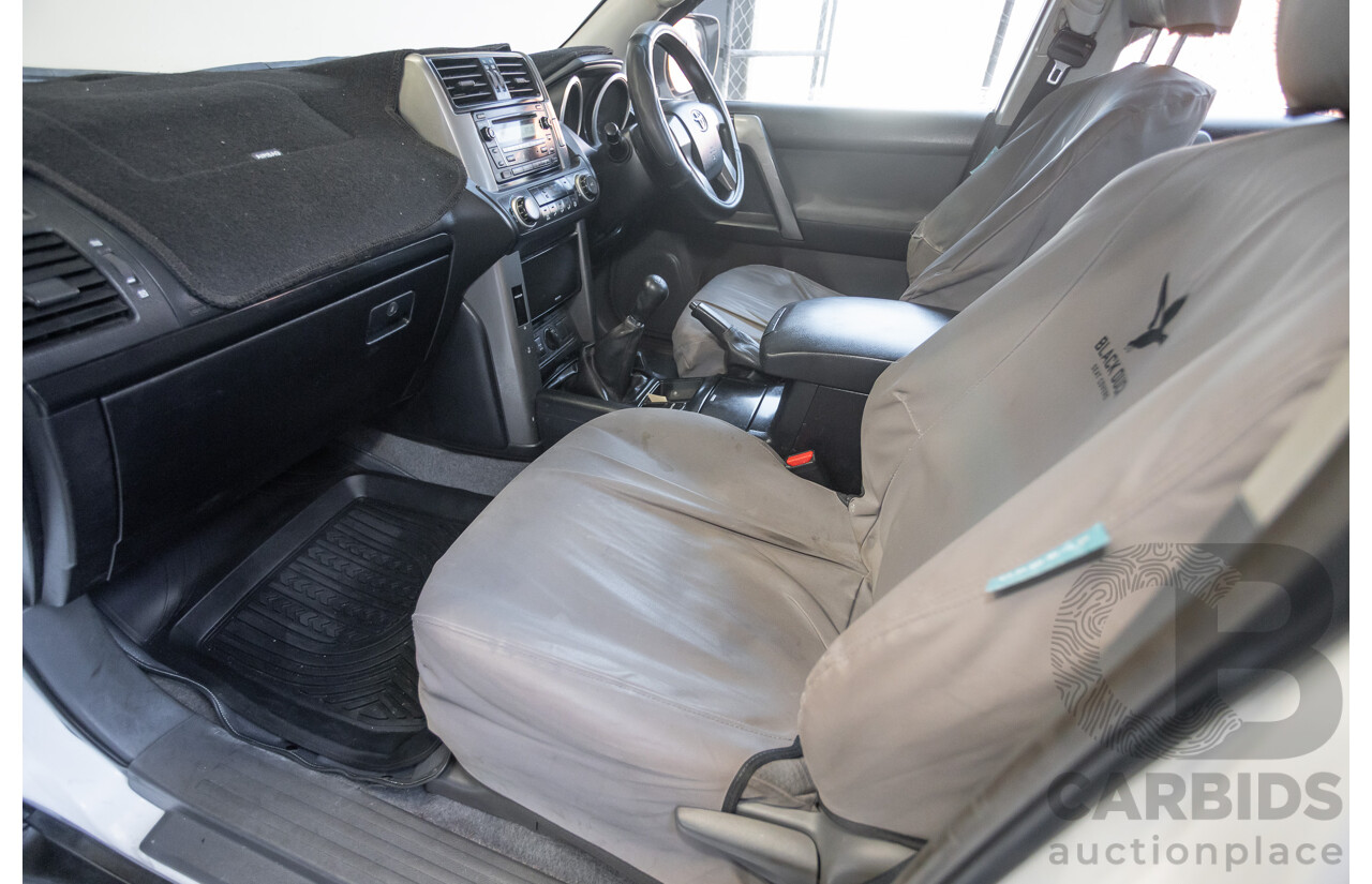 8/2010 Toyota Landcruiser Prado GX (4x4) KDJ150R 4d Wagon White 3.0L
