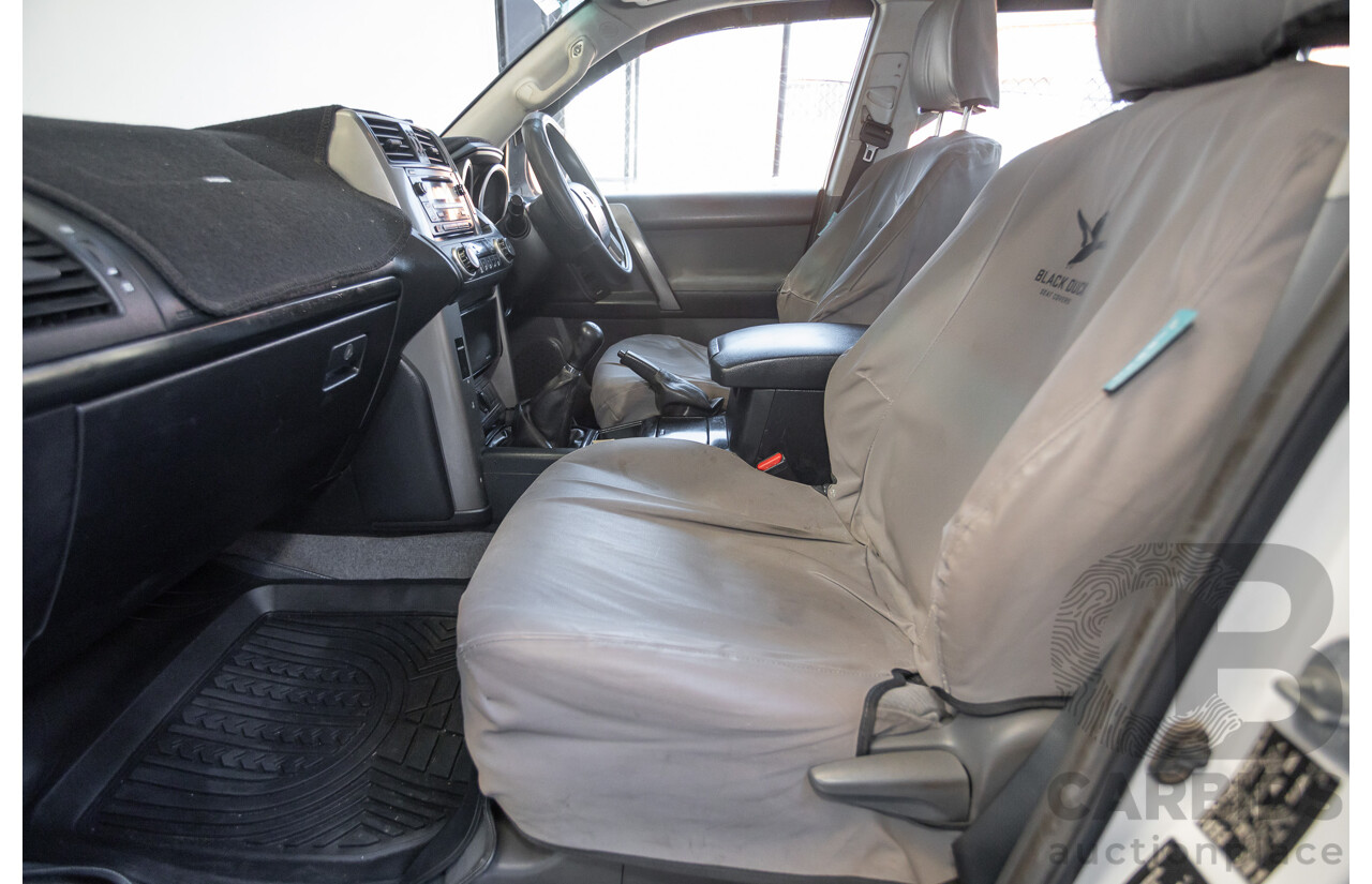 8/2010 Toyota Landcruiser Prado GX (4x4) KDJ150R 4d Wagon White 3.0L