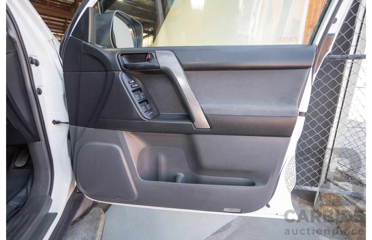 8/2010 Toyota Landcruiser Prado GX (4x4) KDJ150R 4d Wagon White 3.0L