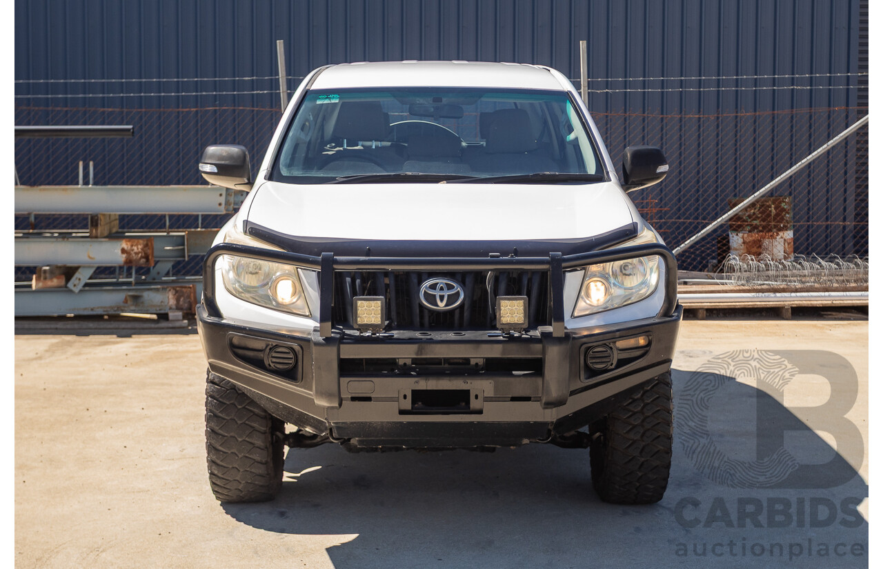 8/2010 Toyota Landcruiser Prado GX (4x4) KDJ150R 4d Wagon White 3.0L