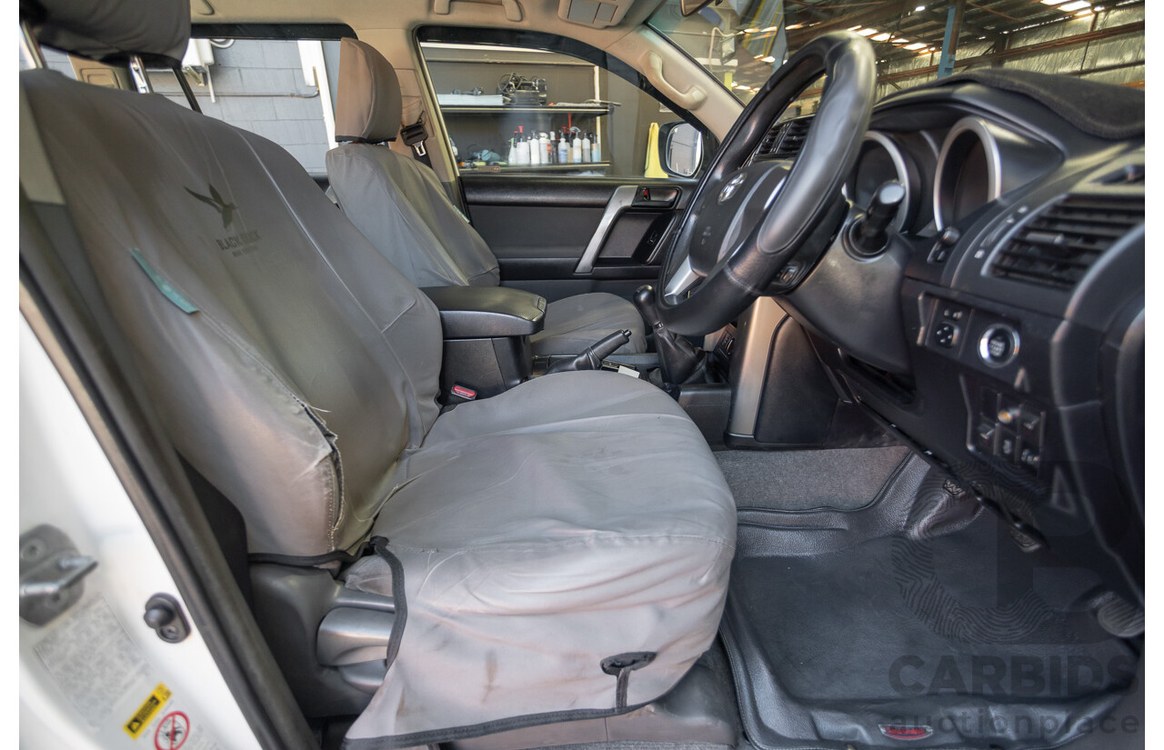 8/2010 Toyota Landcruiser Prado GX (4x4) KDJ150R 4d Wagon White 3.0L