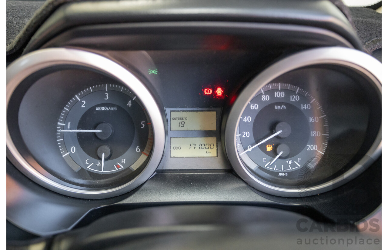 8/2010 Toyota Landcruiser Prado GX (4x4) KDJ150R 4d Wagon White 3.0L