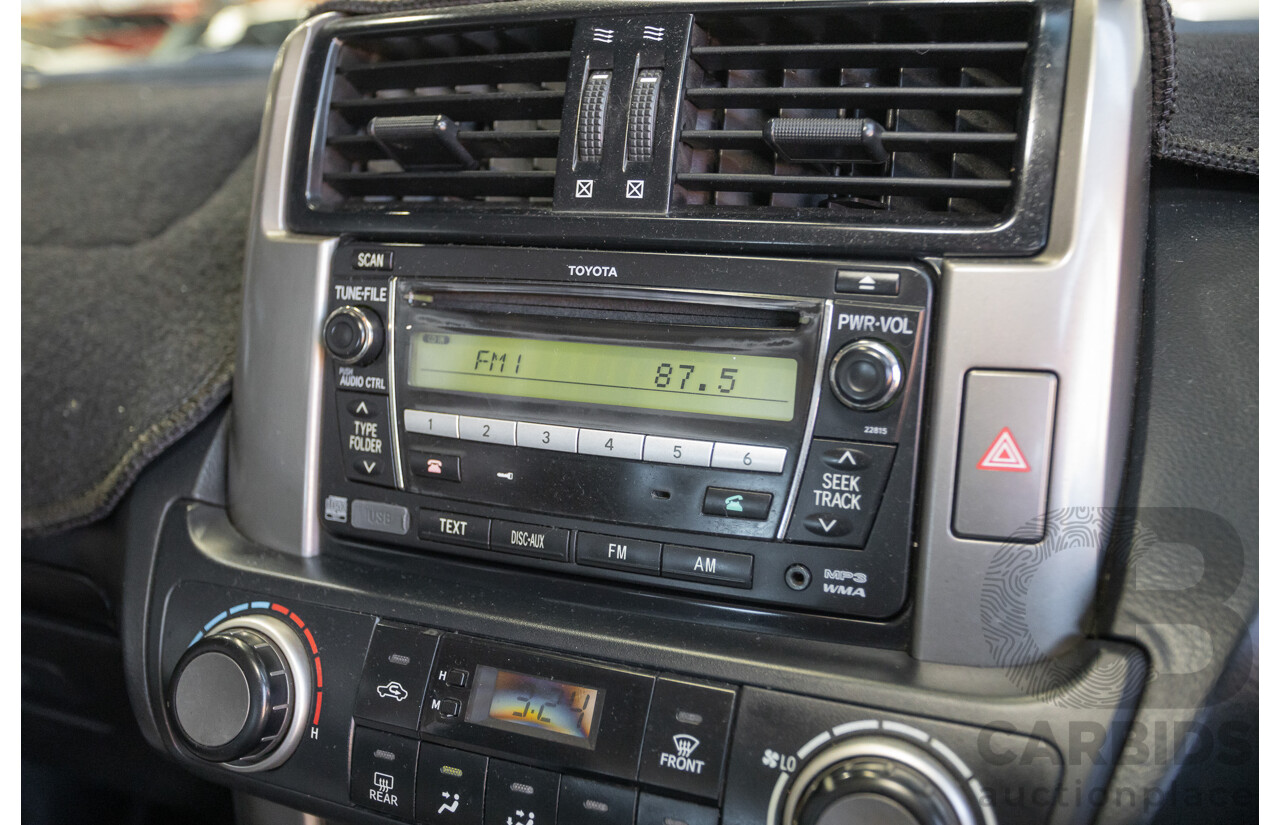 8/2010 Toyota Landcruiser Prado GX (4x4) KDJ150R 4d Wagon White 3.0L