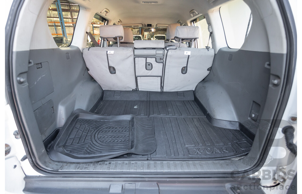 8/2010 Toyota Landcruiser Prado GX (4x4) KDJ150R 4d Wagon White 3.0L