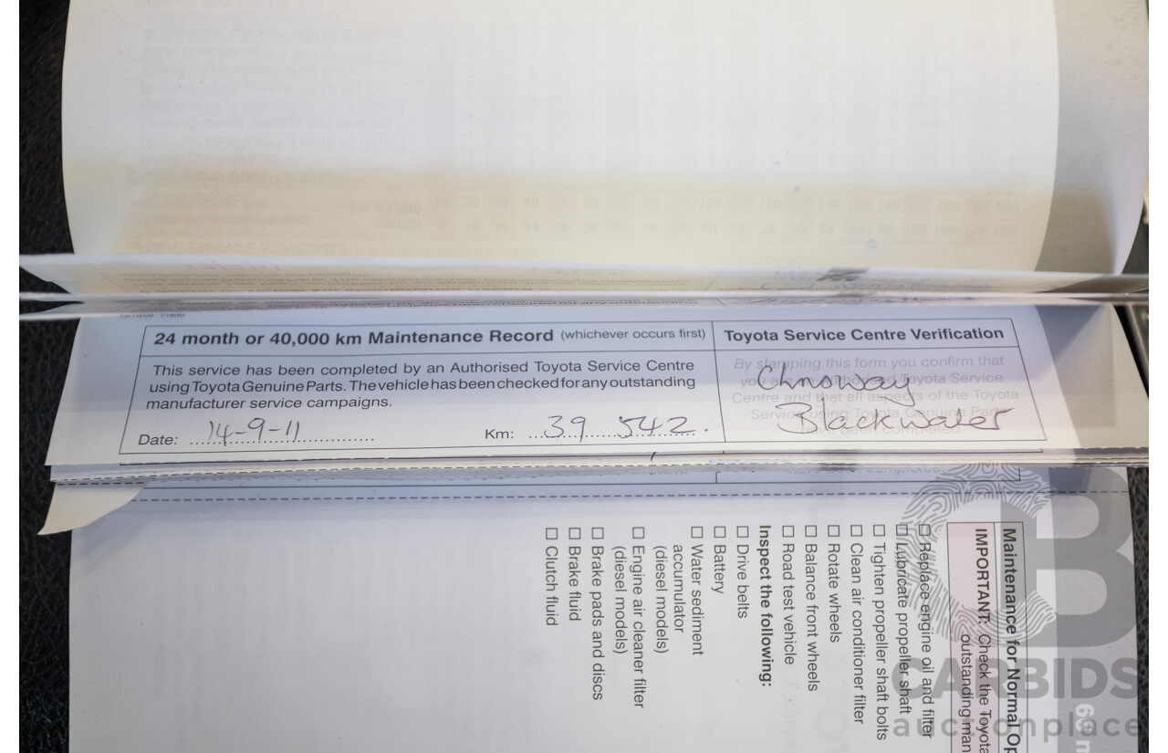 8/2010 Toyota Landcruiser Prado GX (4x4) KDJ150R 4d Wagon White 3.0L