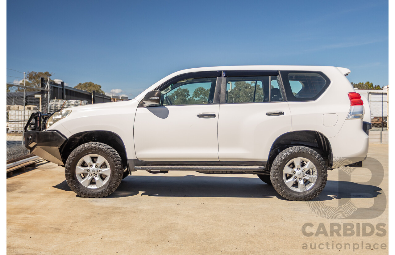 8/2010 Toyota Landcruiser Prado GX (4x4) KDJ150R 4d Wagon White 3.0L