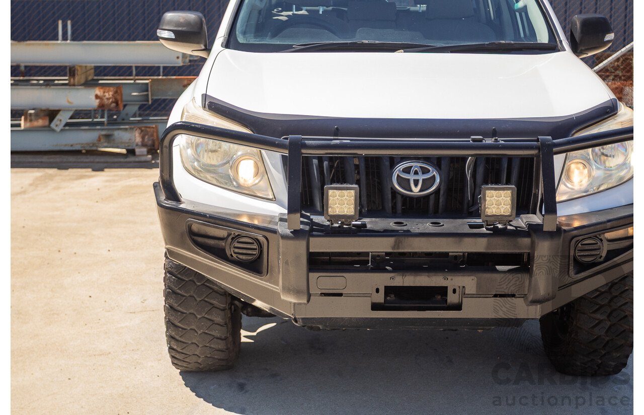 8/2010 Toyota Landcruiser Prado GX (4x4) KDJ150R 4d Wagon White 3.0L