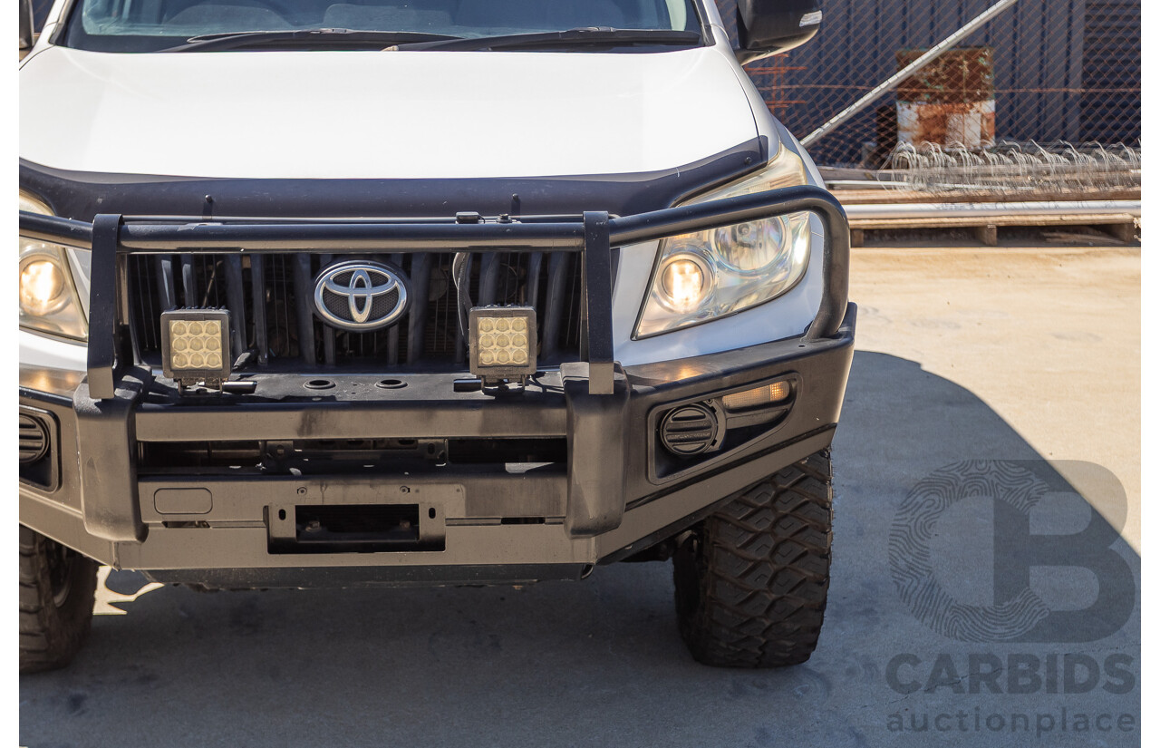 8/2010 Toyota Landcruiser Prado GX (4x4) KDJ150R 4d Wagon White 3.0L