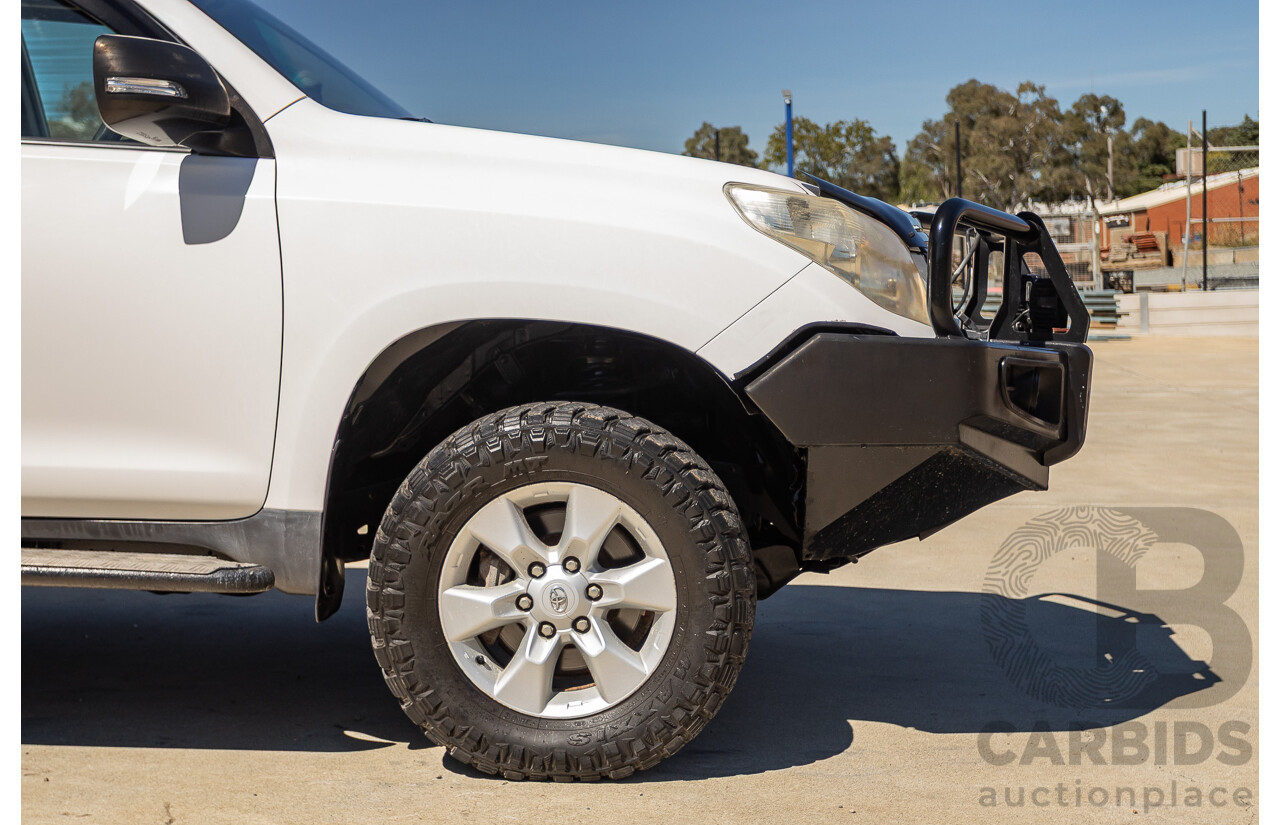 8/2010 Toyota Landcruiser Prado GX (4x4) KDJ150R 4d Wagon White 3.0L