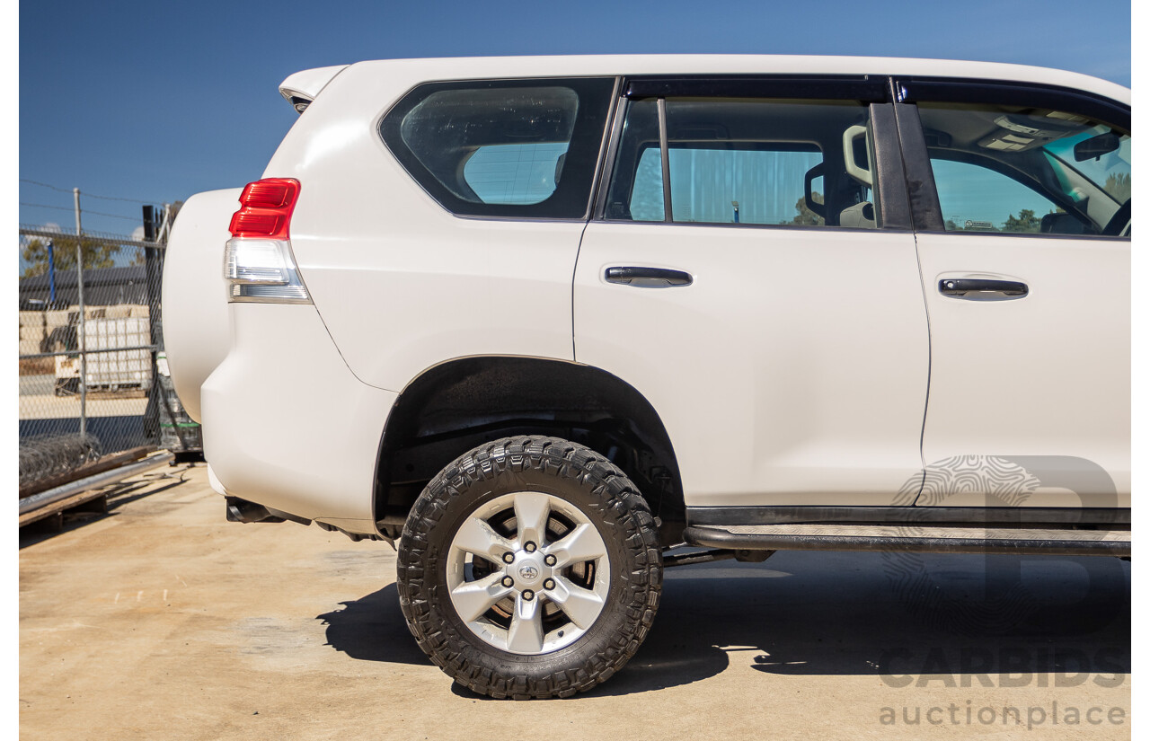 8/2010 Toyota Landcruiser Prado GX (4x4) KDJ150R 4d Wagon White 3.0L