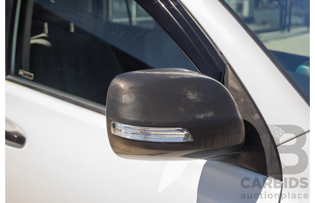 8/2010 Toyota Landcruiser Prado GX (4x4) KDJ150R 4d Wagon White 3.0L