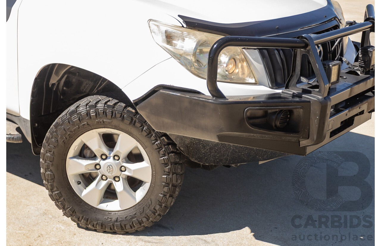 8/2010 Toyota Landcruiser Prado GX (4x4) KDJ150R 4d Wagon White 3.0L