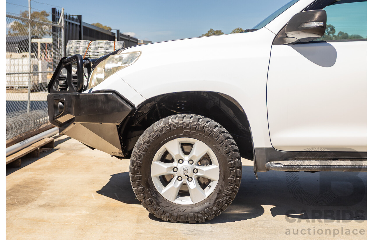 8/2010 Toyota Landcruiser Prado GX (4x4) KDJ150R 4d Wagon White 3.0L