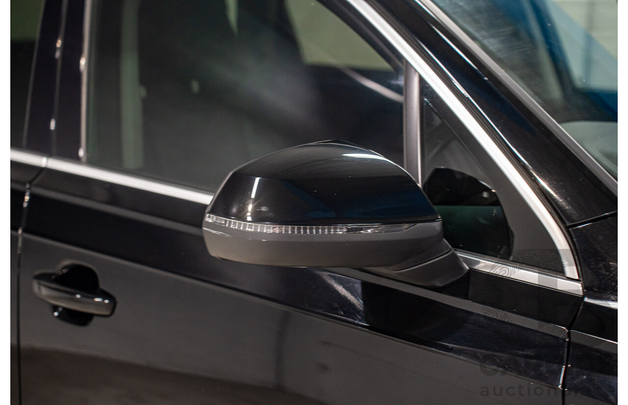 08/2017 Audi Q7 3.0 TDI Quattro (160kW AWD) 4M MY17 4d Wagon Brilliant Black Turbo Diesel V6 3.0L