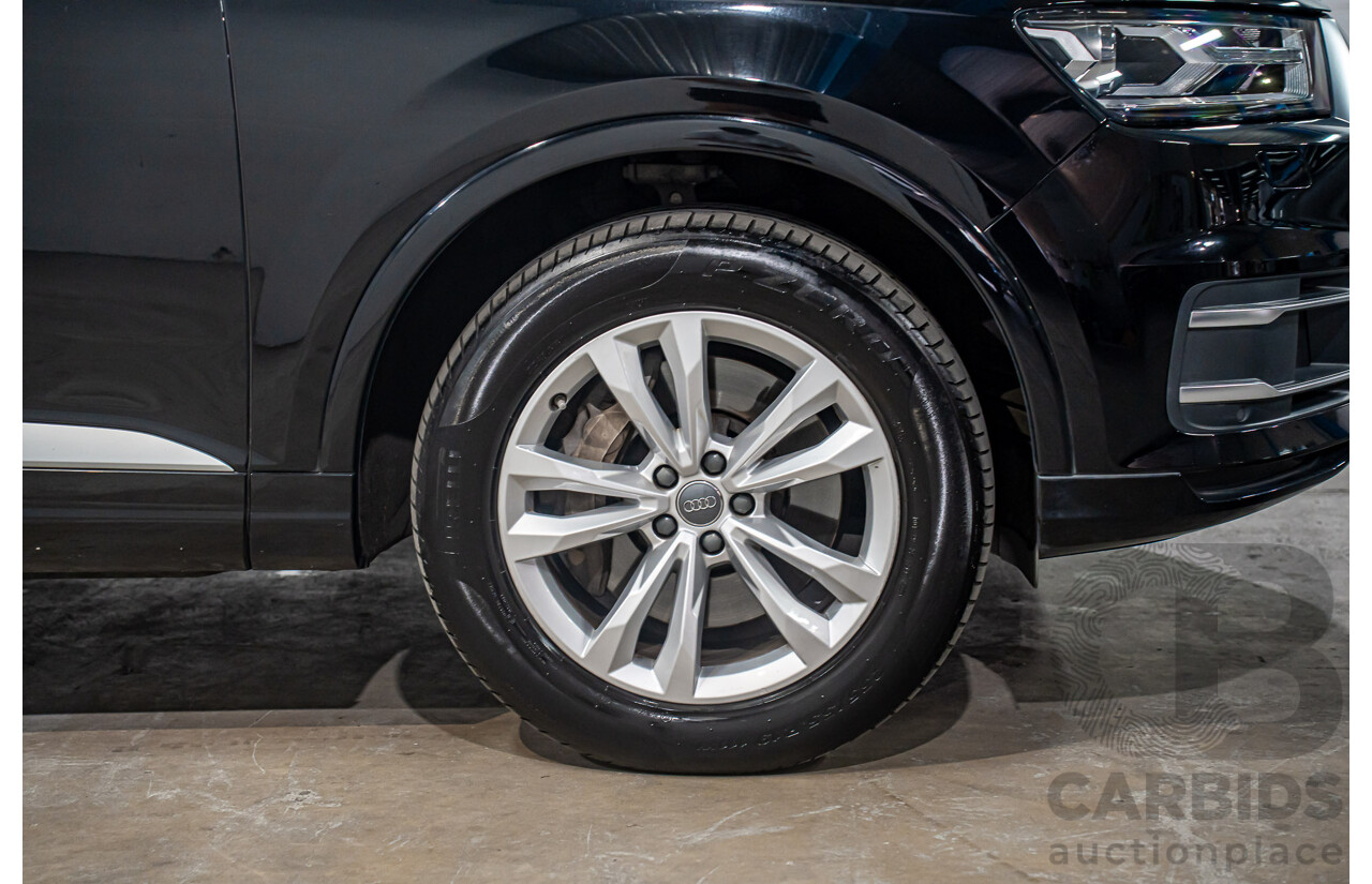 08/2017 Audi Q7 3.0 TDI Quattro (160kW AWD) 4M MY17 4d Wagon Brilliant Black Turbo Diesel V6 3.0L