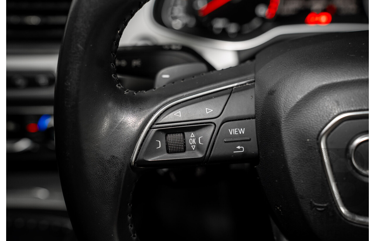 08/2017 Audi Q7 3.0 TDI Quattro (160kW AWD) 4M MY17 4d Wagon Brilliant Black Turbo Diesel V6 3.0L