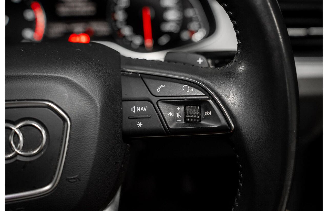 08/2017 Audi Q7 3.0 TDI Quattro (160kW AWD) 4M MY17 4d Wagon Brilliant Black Turbo Diesel V6 3.0L