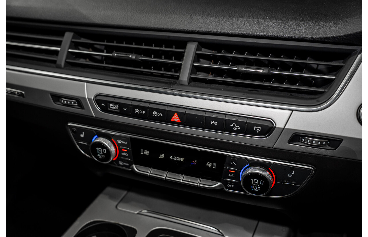 08/2017 Audi Q7 3.0 TDI Quattro (160kW AWD) 4M MY17 4d Wagon Brilliant Black Turbo Diesel V6 3.0L