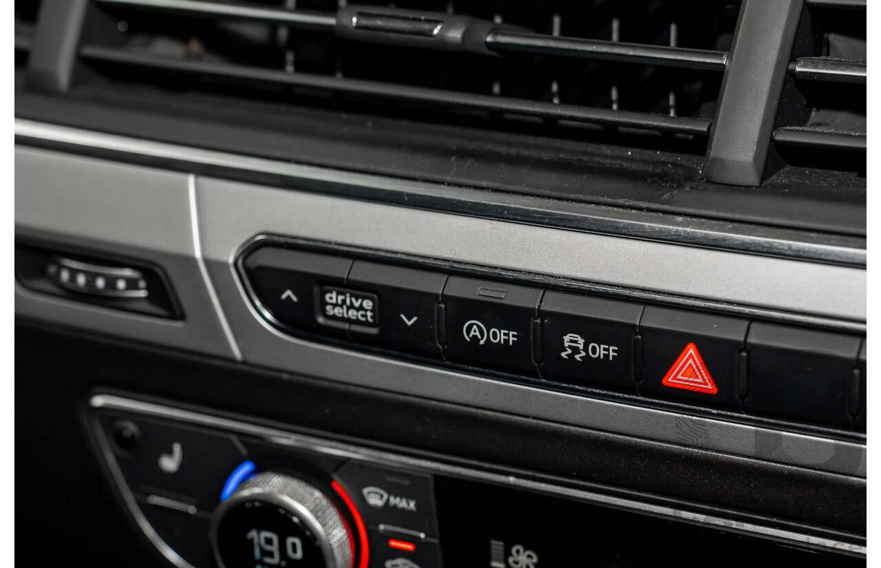 08/2017 Audi Q7 3.0 TDI Quattro (160kW AWD) 4M MY17 4d Wagon Brilliant Black Turbo Diesel V6 3.0L