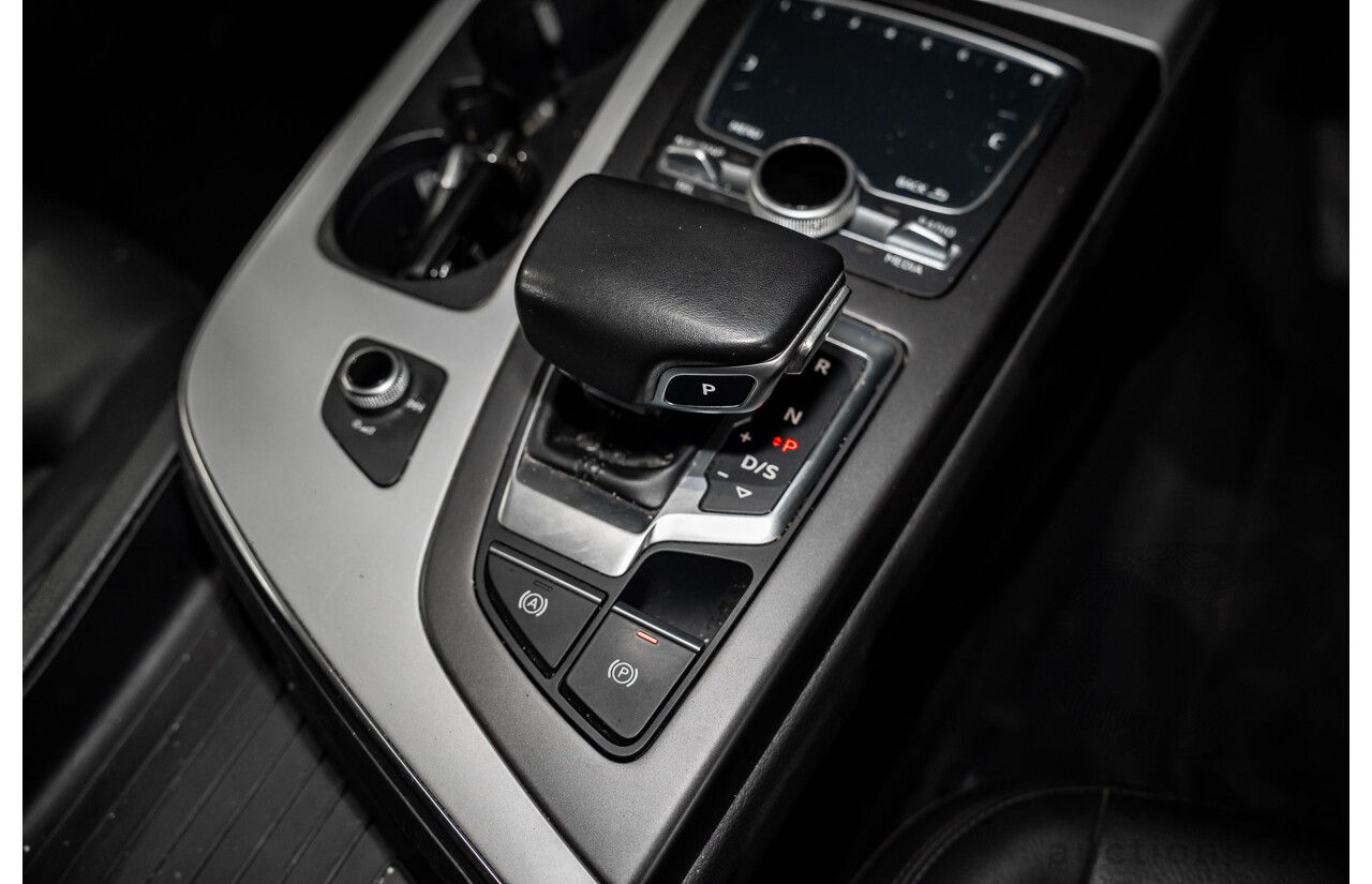 08/2017 Audi Q7 3.0 TDI Quattro (160kW AWD) 4M MY17 4d Wagon Brilliant Black Turbo Diesel V6 3.0L