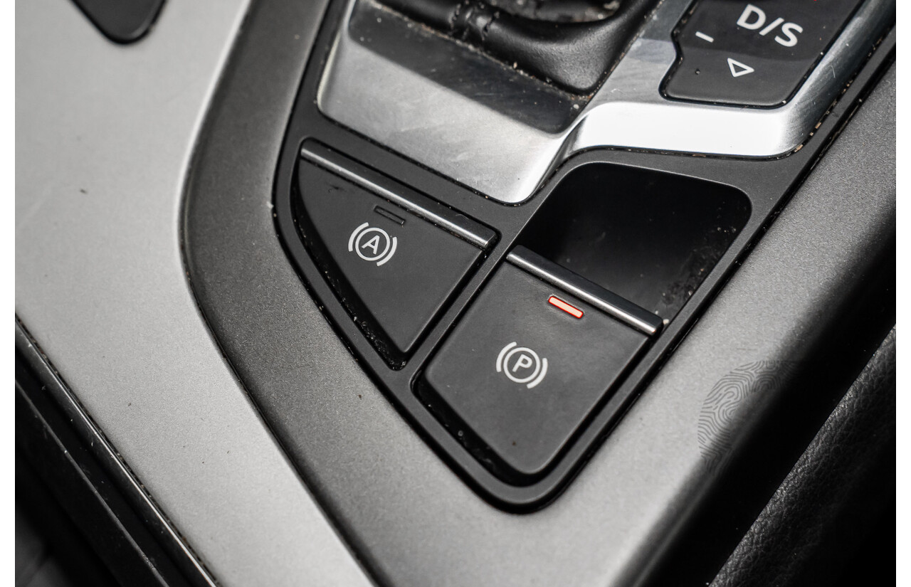 08/2017 Audi Q7 3.0 TDI Quattro (160kW AWD) 4M MY17 4d Wagon Brilliant Black Turbo Diesel V6 3.0L