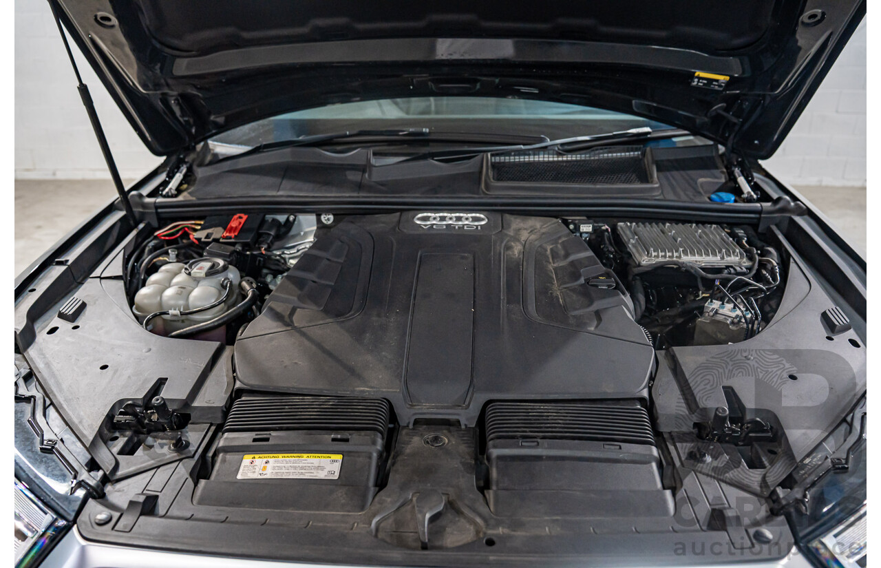 08/2017 Audi Q7 3.0 TDI Quattro (160kW AWD) 4M MY17 4d Wagon Brilliant Black Turbo Diesel V6 3.0L