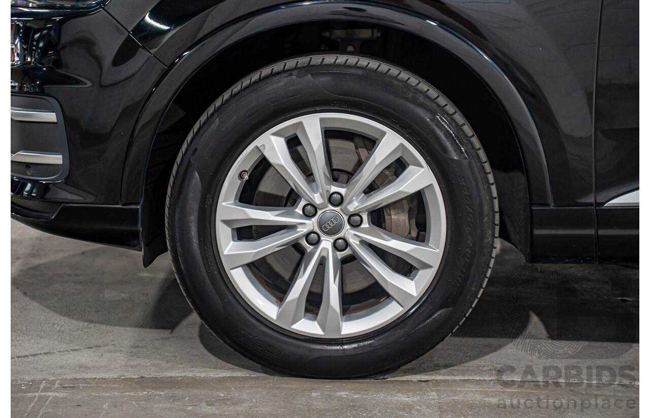 08/2017 Audi Q7 3.0 TDI Quattro (160kW AWD) 4M MY17 4d Wagon Brilliant Black Turbo Diesel V6 3.0L