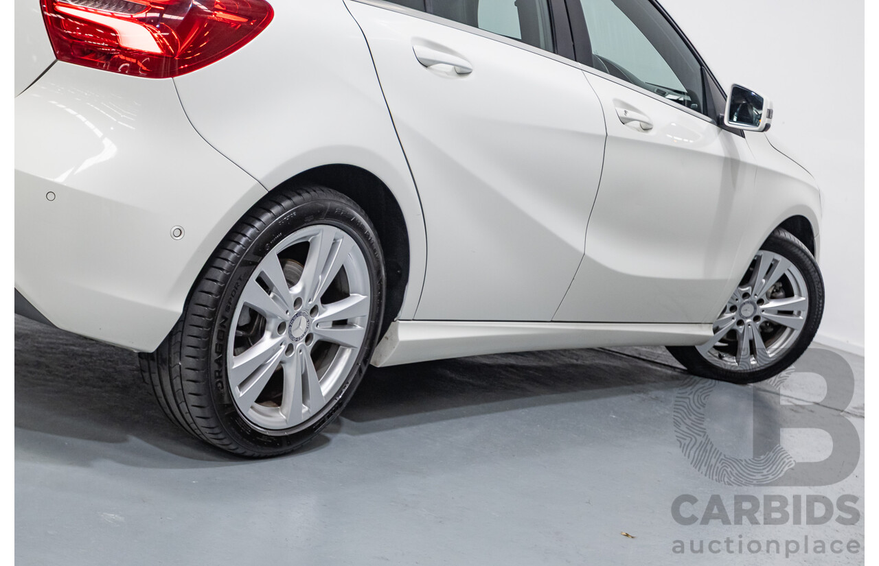 10/2016 Mercedes-Benz A180 176 MY17 5D Hatchback Cirrus White Turbo 1.6L