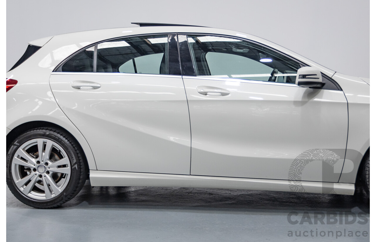 10/2016 Mercedes-Benz A180 176 MY17 5D Hatchback Cirrus White Turbo 1.6L